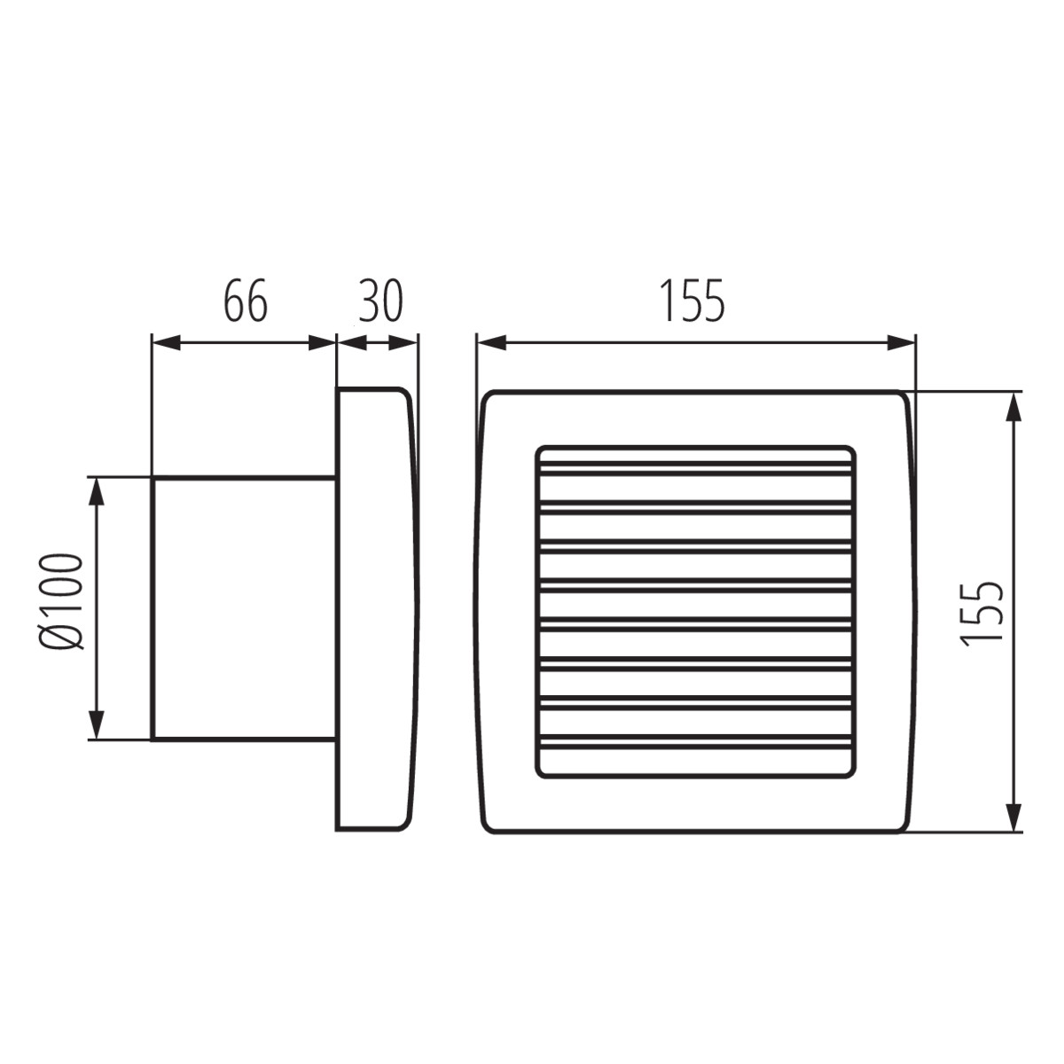 AOL 100HT zsalus ventilátor