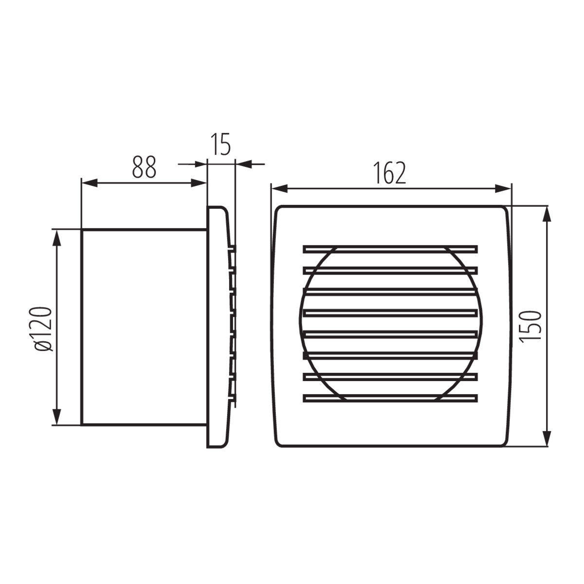 EOL 120FT   ventilátor